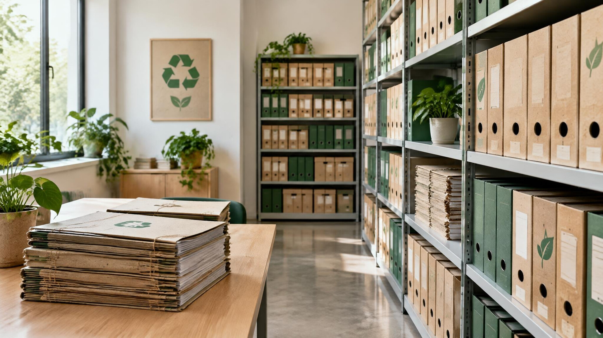 eco friendly archive room